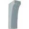 Ekena Millwork 3 1/2"W x 6"D x 12"H Clarksville Wood Vintage Decor Bracket, Driftwood Blue BKTWD04X06X12CVBU - alternate 1